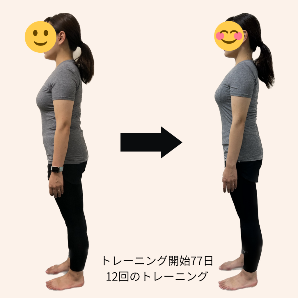 B.Mさん ビフォーアフター横 ~神戸 ダイエット・ボディメイク専門パーソナルトレーニングジム「SmartStyle」~